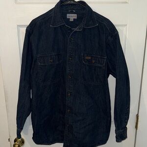 Vintage heavy Carhartt Dark Blue Denim Shirt